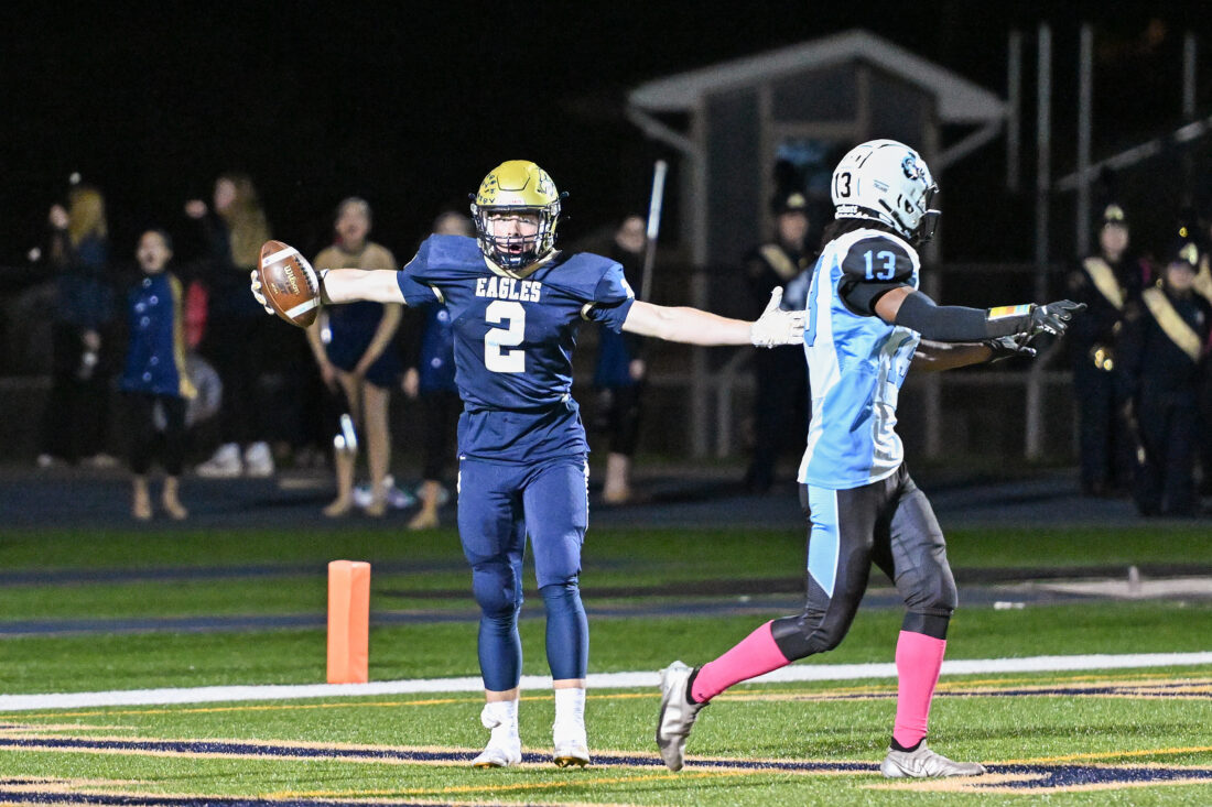 Spackman, Nagle heroics lift Bald Eagle Area football in double OT